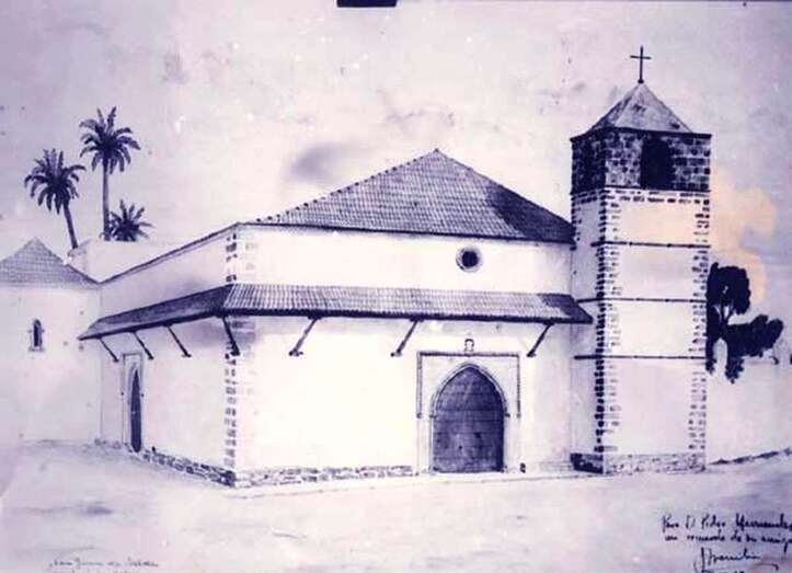 Dibujo antigua iglesia/Naranjo Suárez J.